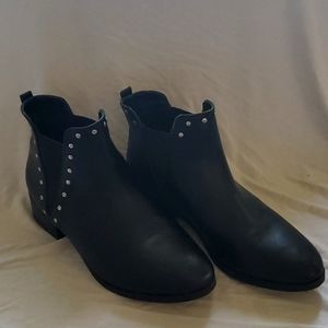 Black ankle boots